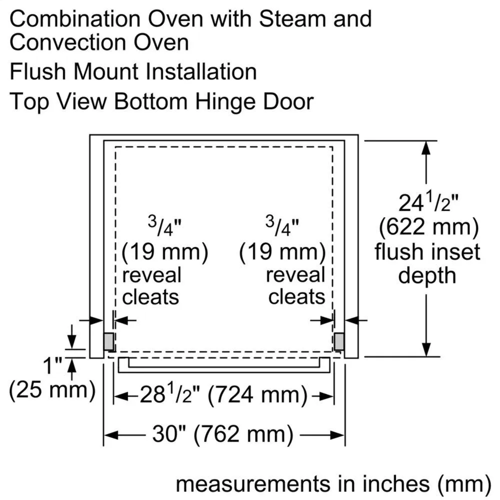 Thermador PODS302B Double Steam Wall Oven 30''