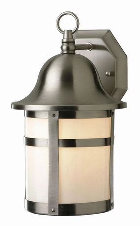 Thomas One Light Wall Lantern Brushed NickelOutdoor wall sconces with motion sensor