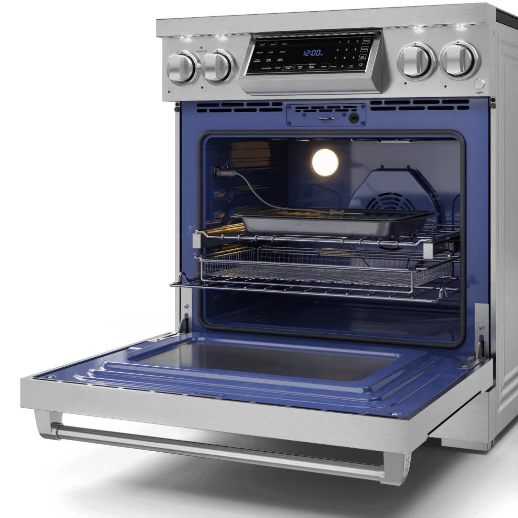 Thor Kitchen RSE30 30 Inch Professional Electric Range With Tilt Panel Touch Control In Stainless Steel Gordon Ramsay Series - Rse30
