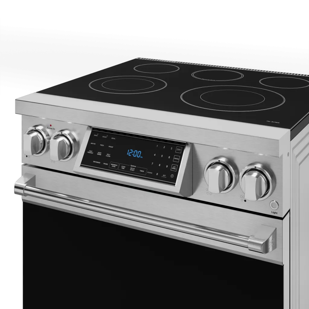 Thor Kitchen RSE30 30 Inch Professional Electric Range With Tilt Panel Touch Control In Stainless Steel Gordon Ramsay Series - Rse30