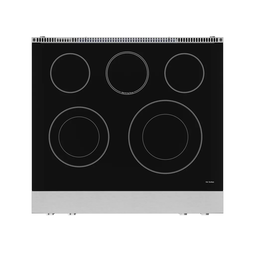 Thor Kitchen RSE30 30 Inch Professional Electric Range With Tilt Panel Touch Control In Stainless Steel Gordon Ramsay Series - Rse30