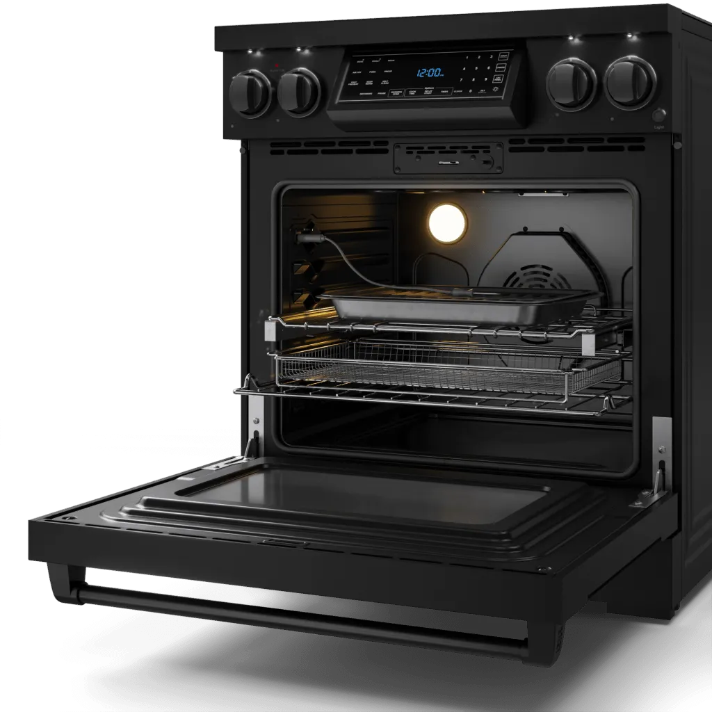 Thor Kitchen RSE30B 30 Inch Professional Electric Range With Tilt Panel Touch Control In Black Gordon Ramsay Series - Rse30B