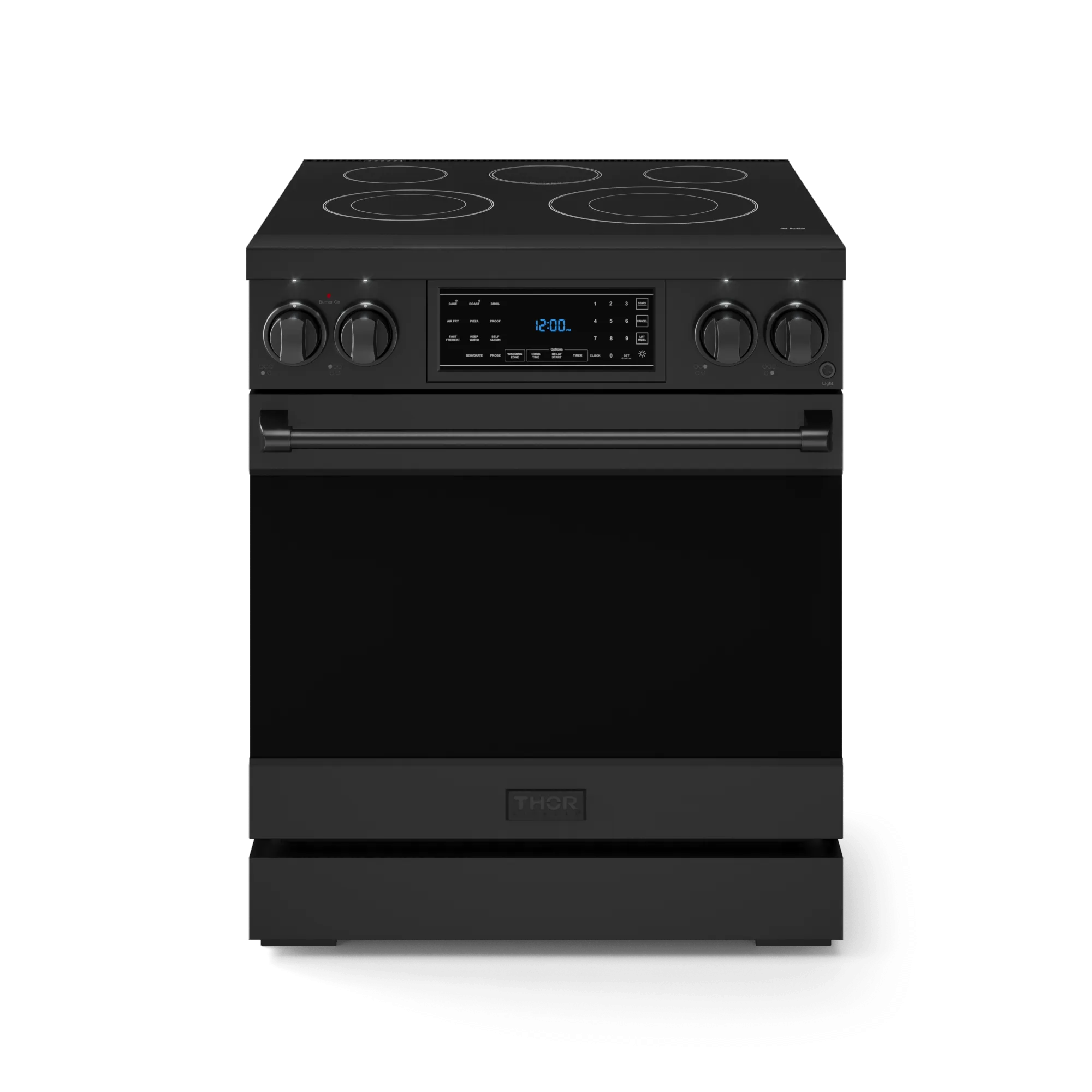 Thor Kitchen RSE30B 30 Inch Professional Electric Range With Tilt Panel Touch Control In Black Gordon Ramsay Series - Rse30B