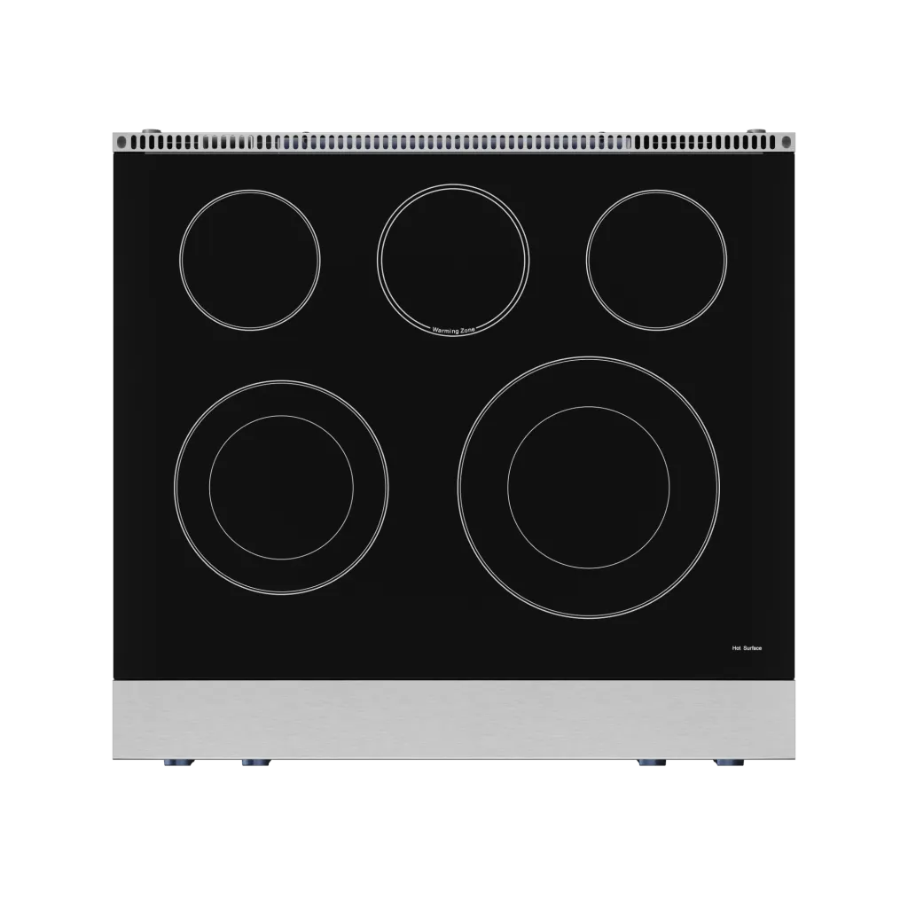 Thor Kitchen RSE30BLU 30 Inch Professional Electric Range With Tilt Panel Touch Control In Stainless Steel/Navy Blue Gordon Ramsay Series - Rse30-Blu
