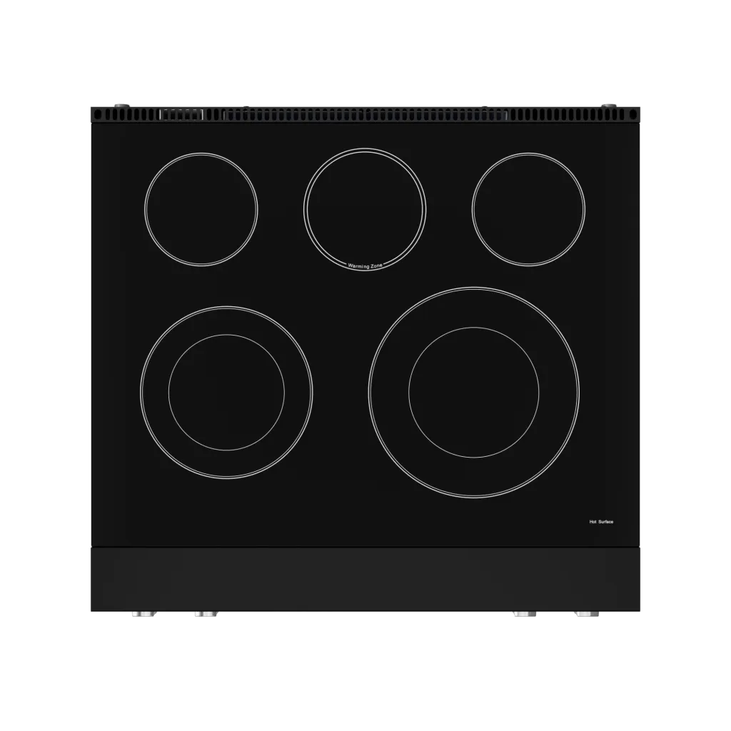 Thor Kitchen RSE30BSS 30 Inch Professional Electric Range With Tilt Panel Touch Control In Black/Stainless Steel Gordon Ramsay Series - Rse30B-Ss