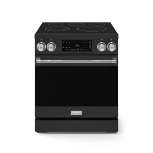 Thor Kitchen RSE30BSS 30 Inch Professional Electric Range With Tilt Panel Touch Control In Black/Stainless Steel Gordon Ramsay Series - Rse30B-Ss