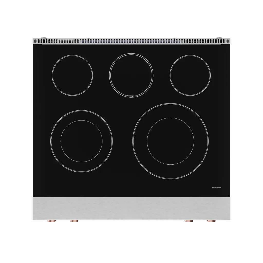 Thor Kitchen RSE30RSG 30 Inch Professional Electric Range With Tilt Panel Touch Control In Stainless Steel/Rose Gold Gordon Ramsay Series - Rse30-Rsg