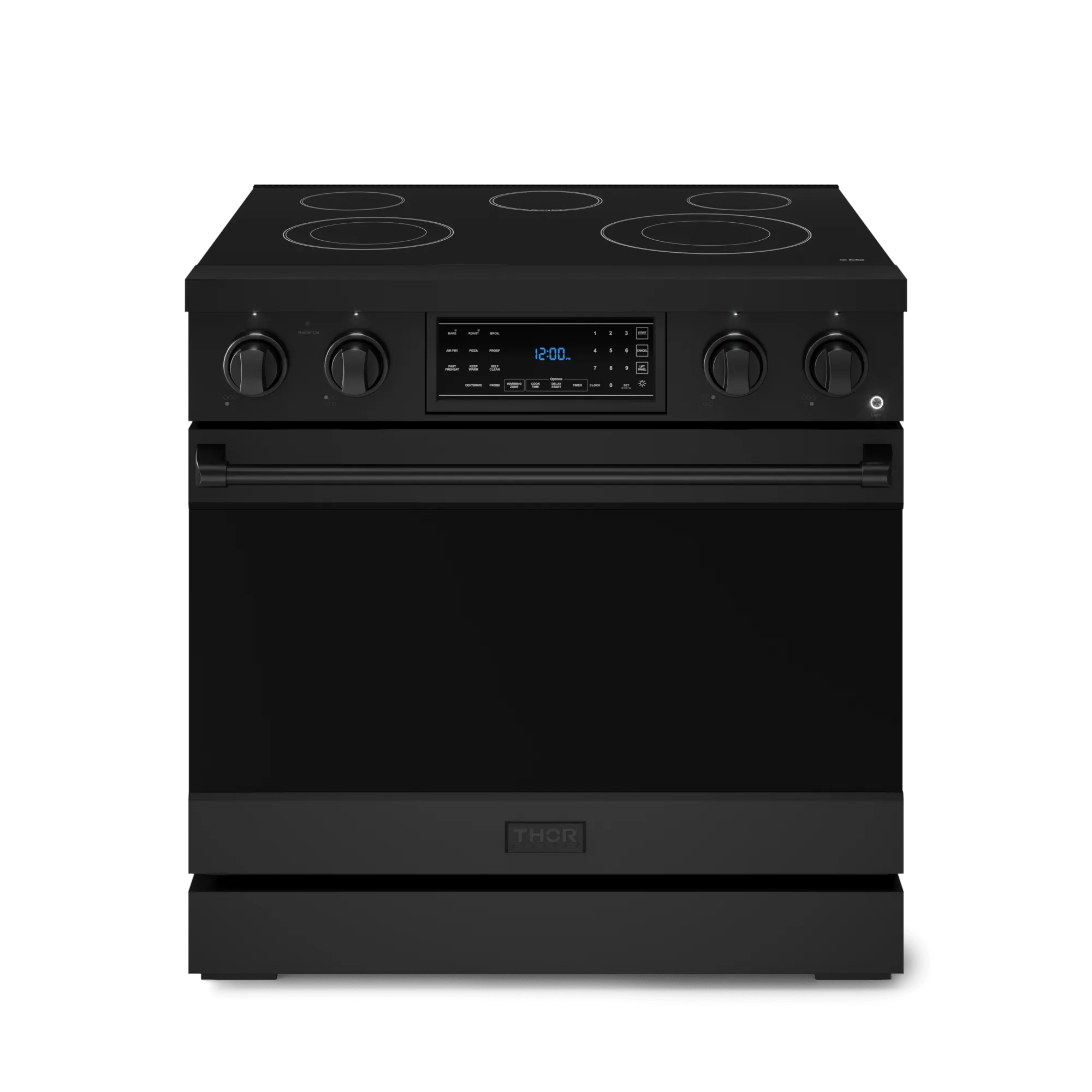 Thor Kitchen RSE36B 36 Inch Professional Electric Range With Tilt Panel Touch Control In Black Gordon Ramsay Series - Rse36B