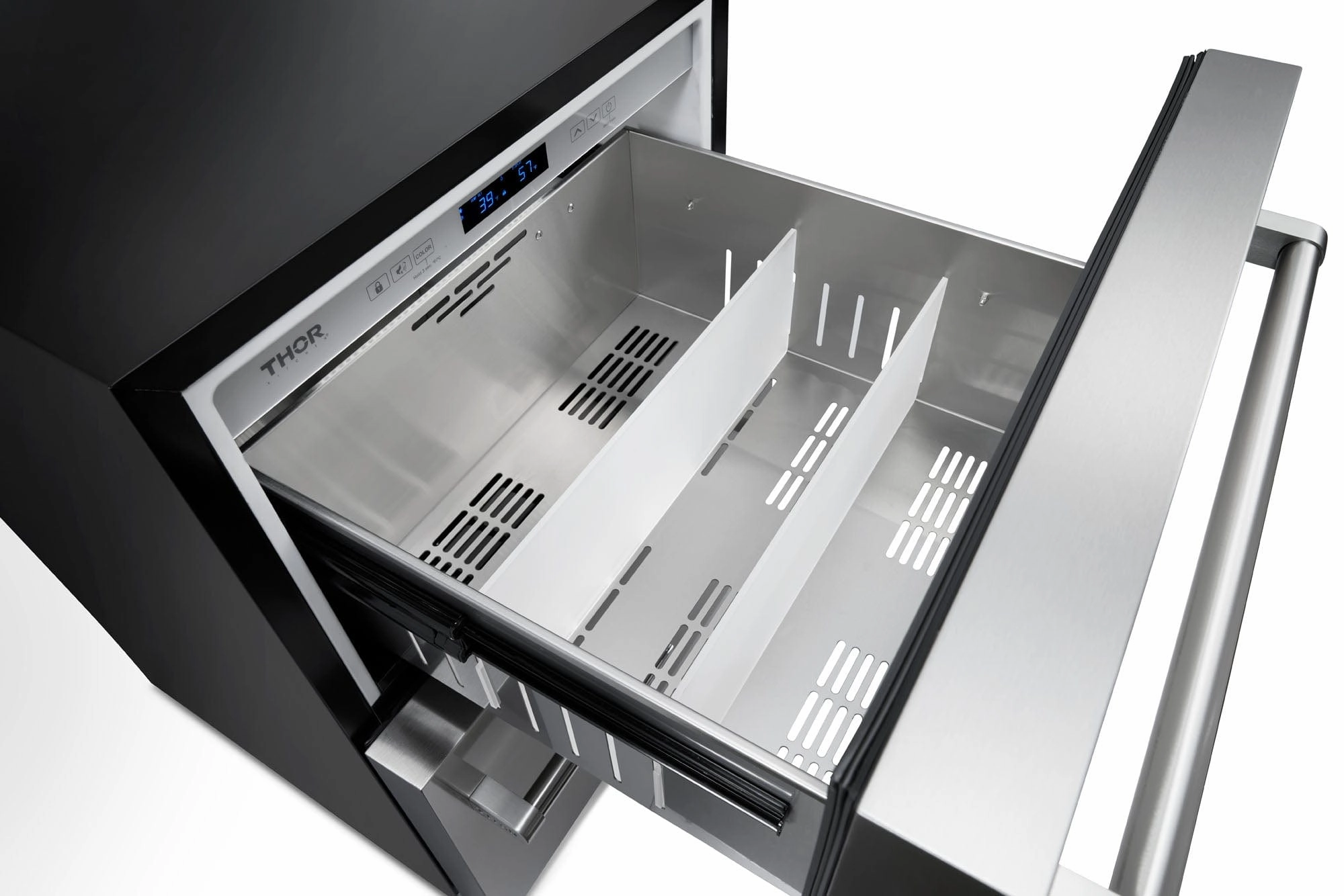 Thor Kitchen 24-Inch 5.4 cu. Built-in Indoor/Outdoor Double Drawer Refrigerator