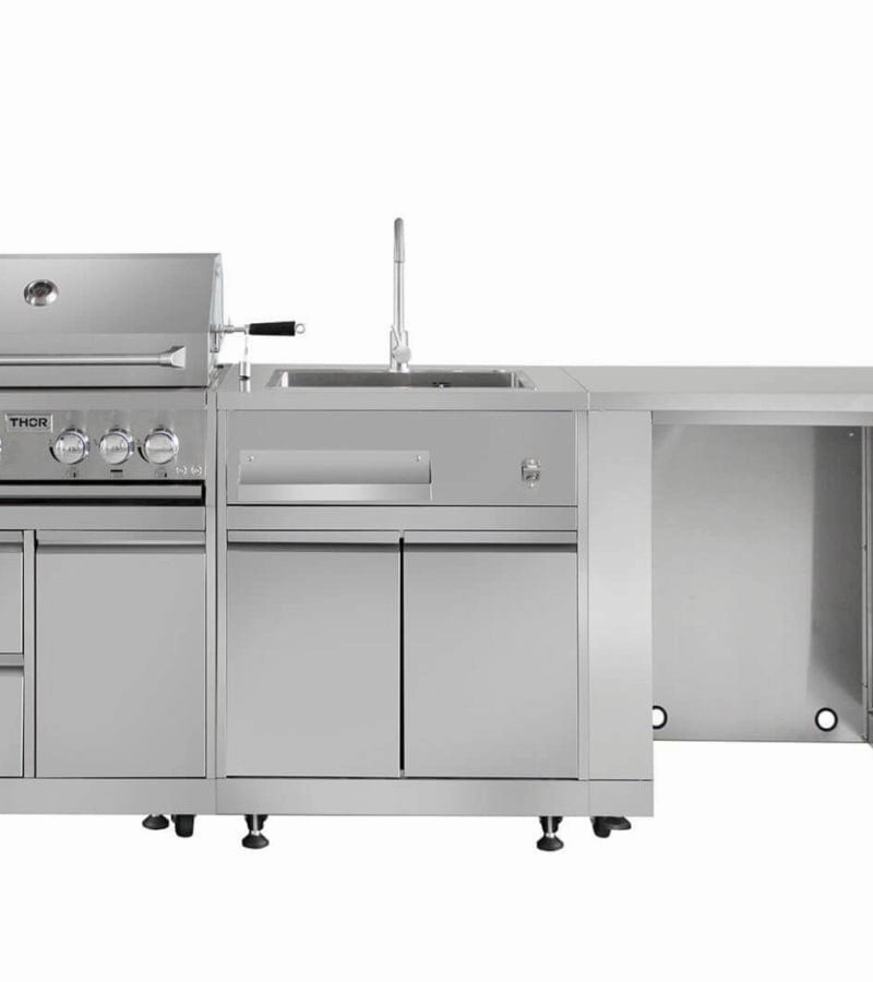 Thor Kitchen 32-inch Outdoor Kitchen BBQ Grill Cabinet in Stainless Steel MK03SS304