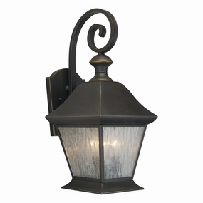 Three Light Outdoor Lantern Royal BronzeOutdoor wall sconces with motion sensor