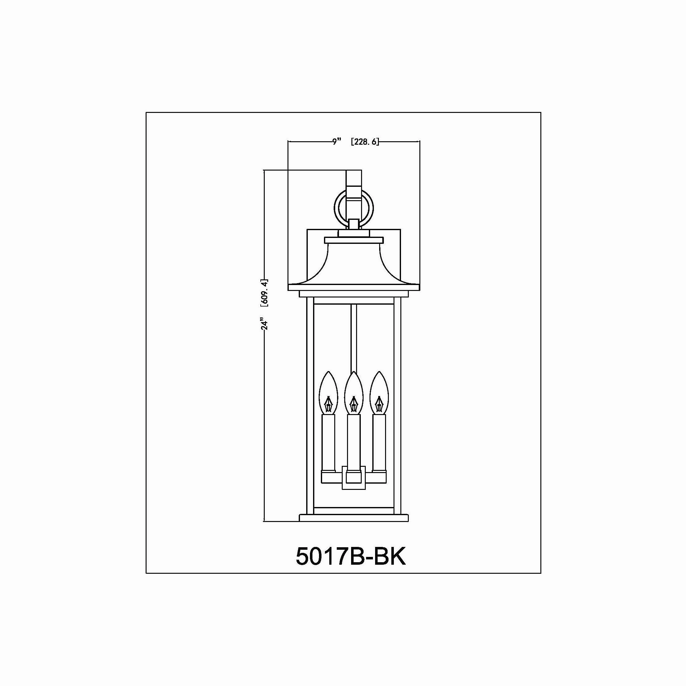Tiberius 4-Light Outdoor Wall Light