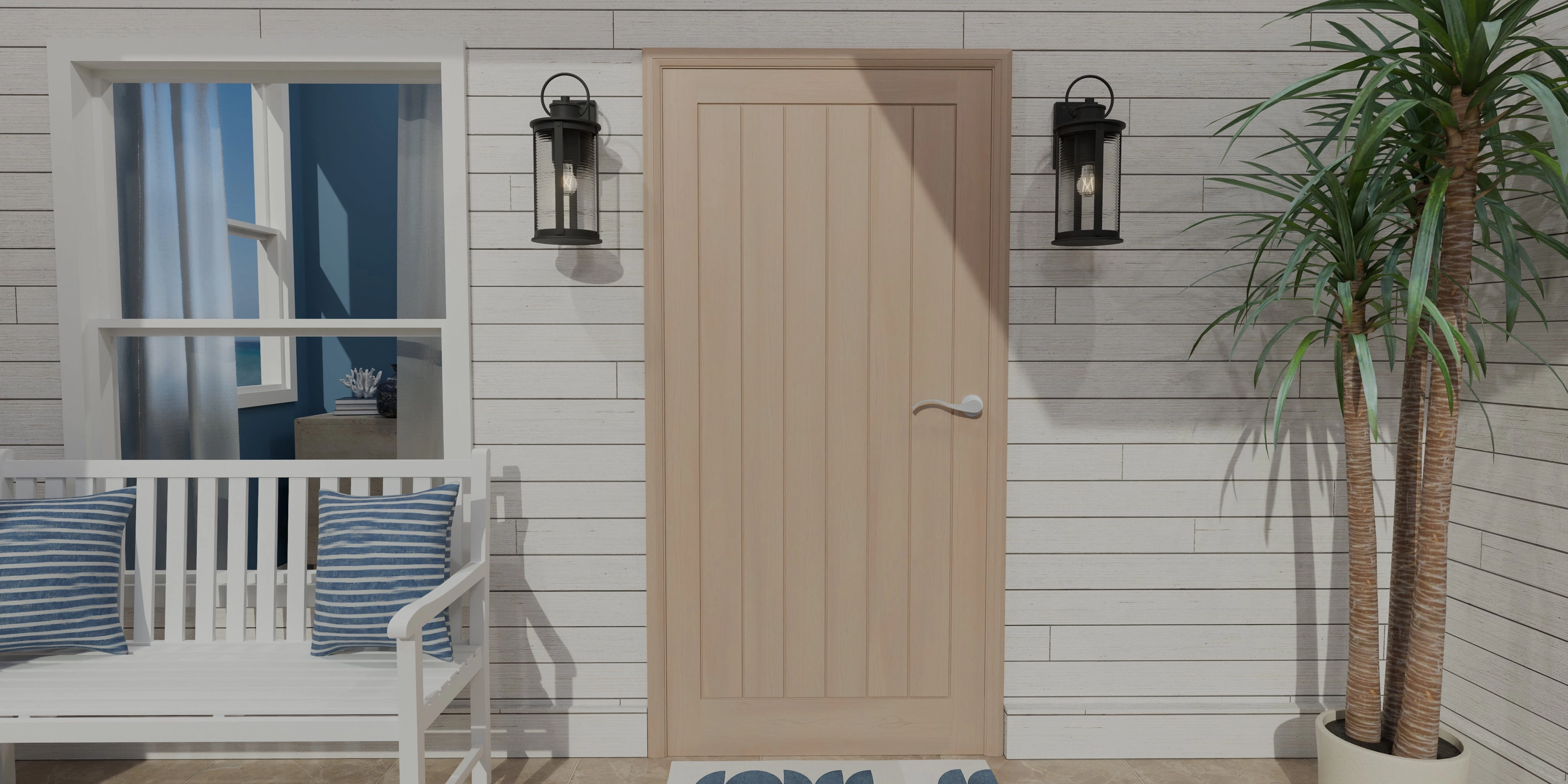 Tilmore One Light Outdoor Wall Mount Matte Black