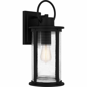 Tilmore One Light Outdoor Wall Mount Matte BlackOutdoor wall sconces with motion sensor