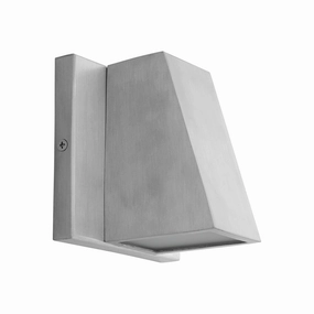 Titan LED Outdoor Lantern Brushed AluminumOutdoor wall sconces with motion sensor
