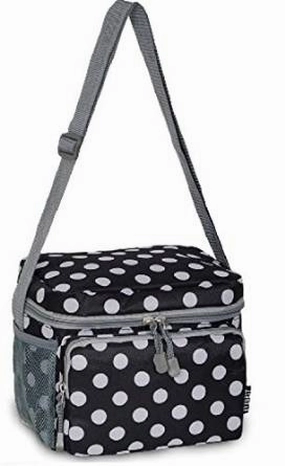 Everest Cooler Lunch Bag  - Black Dots Weekend Sale Special Trending Hot Deal