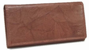 Monroe Bavaria Leather Ladies Purse | Brown GiftWorthy Sale New Arrival Discount
