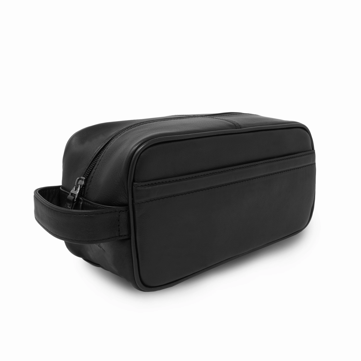 Napa Leather Top Zip Shave Kit - Black Shop Save Big Perfect Gift Sale