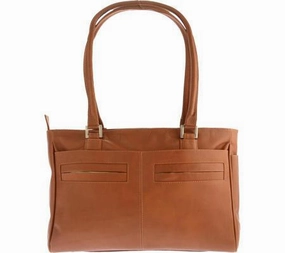 Special Surprise Sale Flash Discount Today Piel Leather Ladies Laptop Tote With Pockets