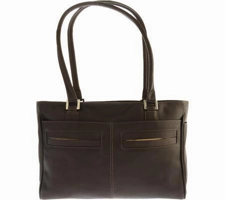 Piel Leather Ladies Laptop Tote With Pockets Daily Hot Deal Instant Deal Today