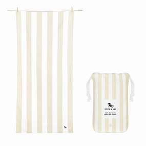 Instant Savings Deal Dock & Bay Beach Towel Cabana Light Collection L 100% Recycled Bora Bora Beige