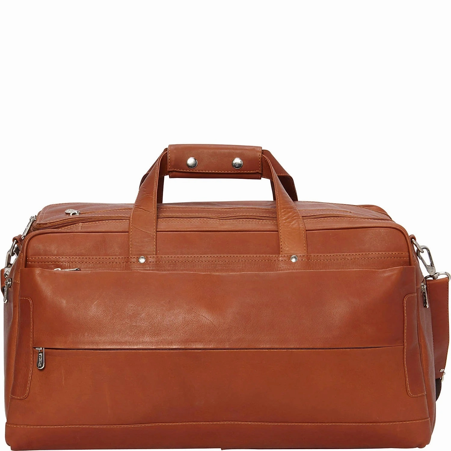 Piel Leather Hidden Pocket Carry On Duffle Bag Dont Miss This Offer