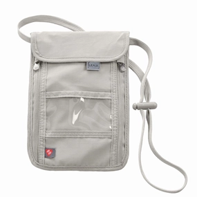 Grab Your Savings Shop Grab Now Datablock Rfid-Blocking Tan Neck Stash