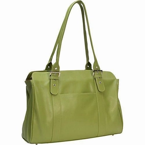 Piel Leather Ladies Buckle Laptop Tote Flash Deal Today