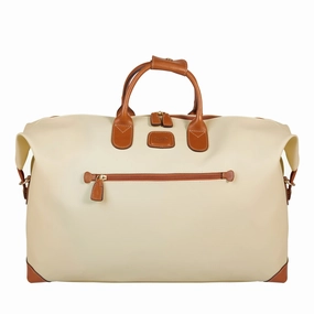 Bric'S Firenze 22" Holdall Duffel Bag Cream Shop Smart Save