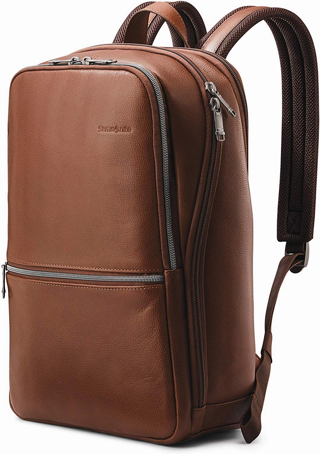 Samsonite Slim Leather Backpack Trending Hot Deal Grab It Before Gone