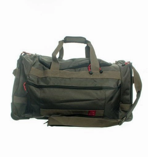 Instant Deal Today Special Steal Event Tosca Trail Cardura Wheeled Duffel Bag | Green