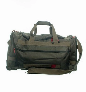 Instant Deal Today Special Steal Event Tosca Trail Cardura Wheeled Duffel Bag | Green