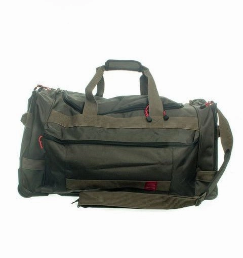 Best Price Online Weekend Sale Special Tosca Trail Cardura Wheeled Duffel Bag | Green
