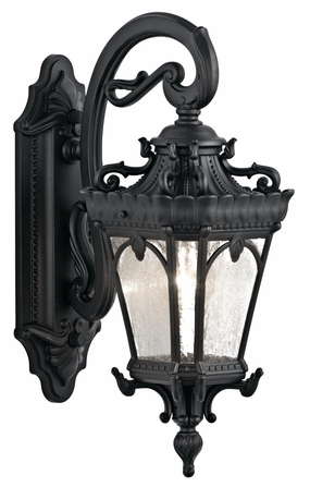 Tournai One Light Outdoor Wall Mount Textured BlackOutdoor wall sconces with motion sensor