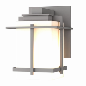 Tourou One Light Outdoor Wall Sconce Coastal Burnished SteelOutdoor wall sconces with motion sensor