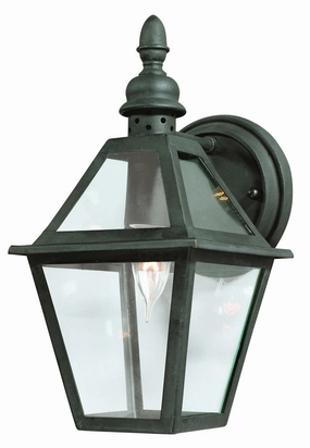Townsend One Light Wall Lantern Textured BlackOutdoor wall sconces with motion sensor