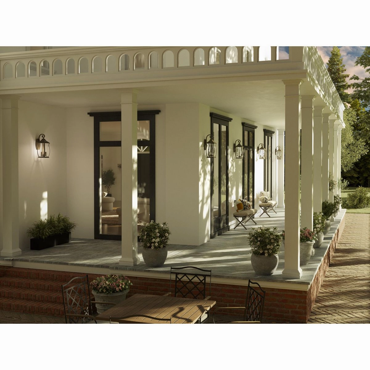 Township Two Light Wall Lantern Oil Rubbed Bronze
