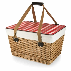 Traditional Flat Lid Picnic Basket - Available In 2 Colors Shop the Best Deals