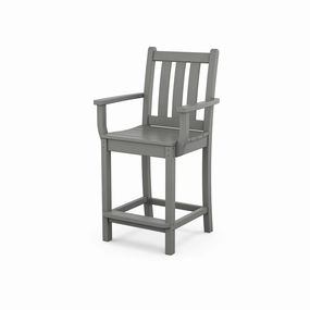 Traditional Garden Counter Arm Chairoutdoor patio furniture set