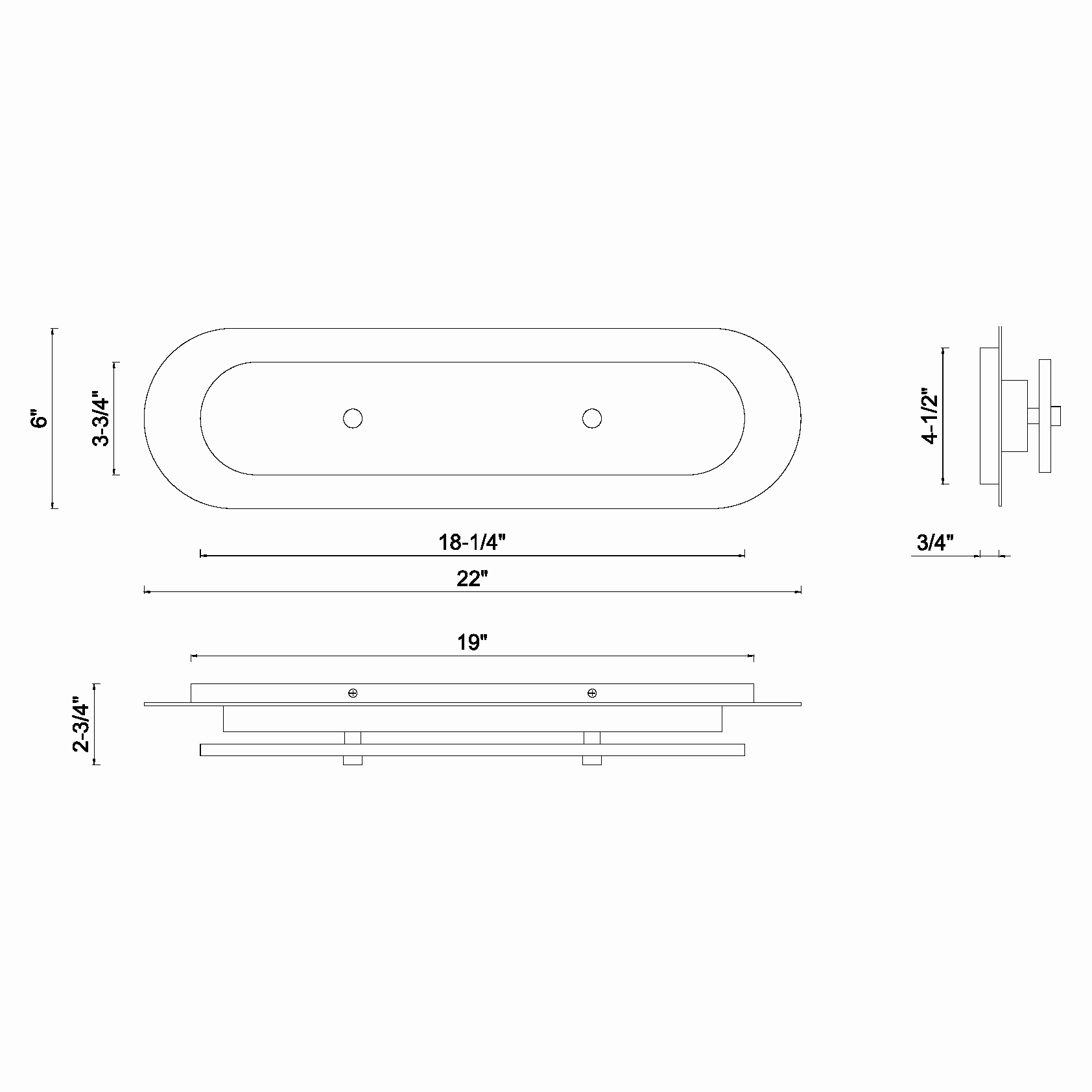 Tramore 22" Outdoor Wall Mount