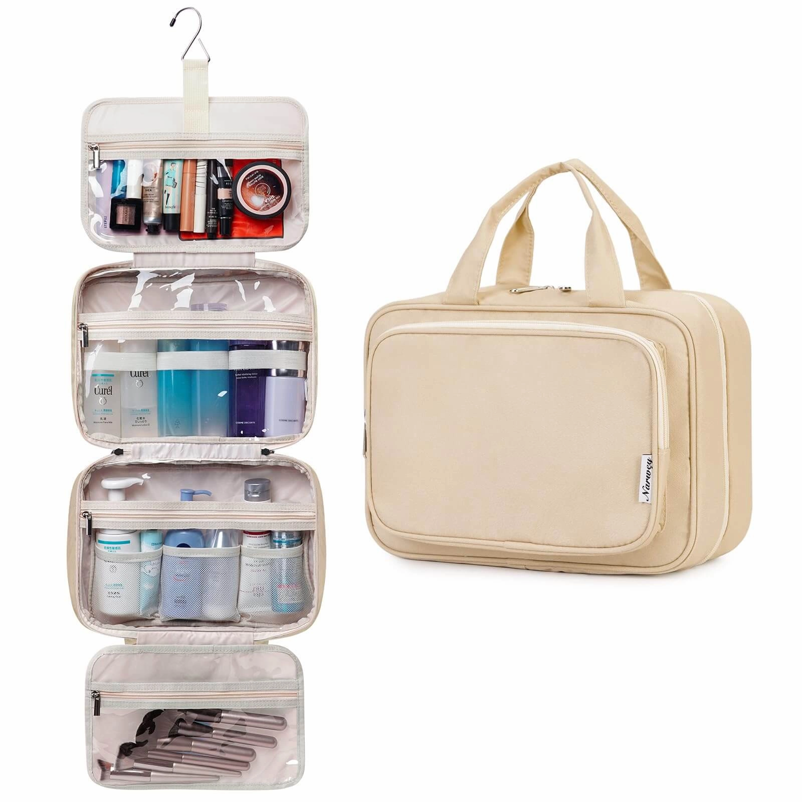 Shop Smart Save Travel Hanging Toiletry Bag Large/Medium Size