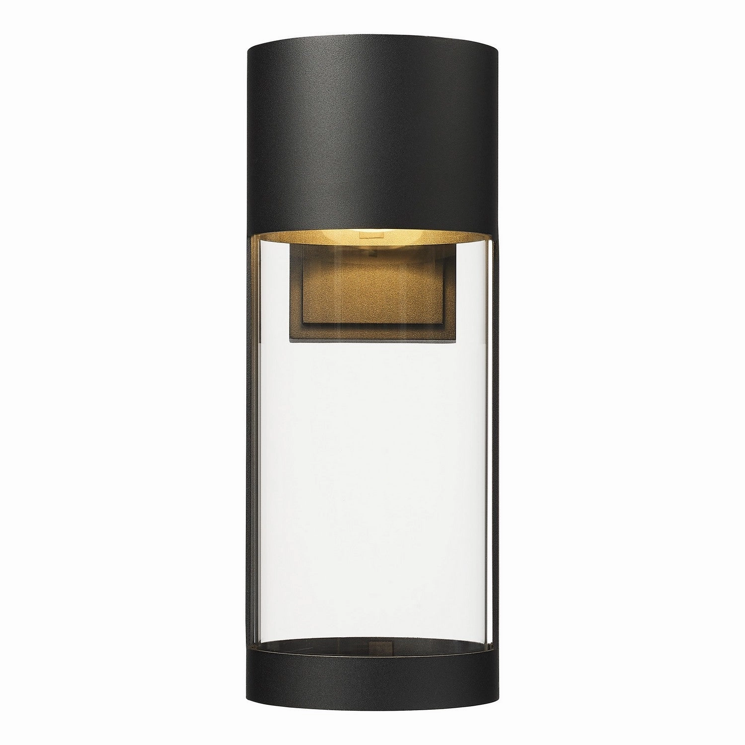 Trefor LED Outdoor Lantern Powder Coated BlackOutdoor wall sconces with motion sensor