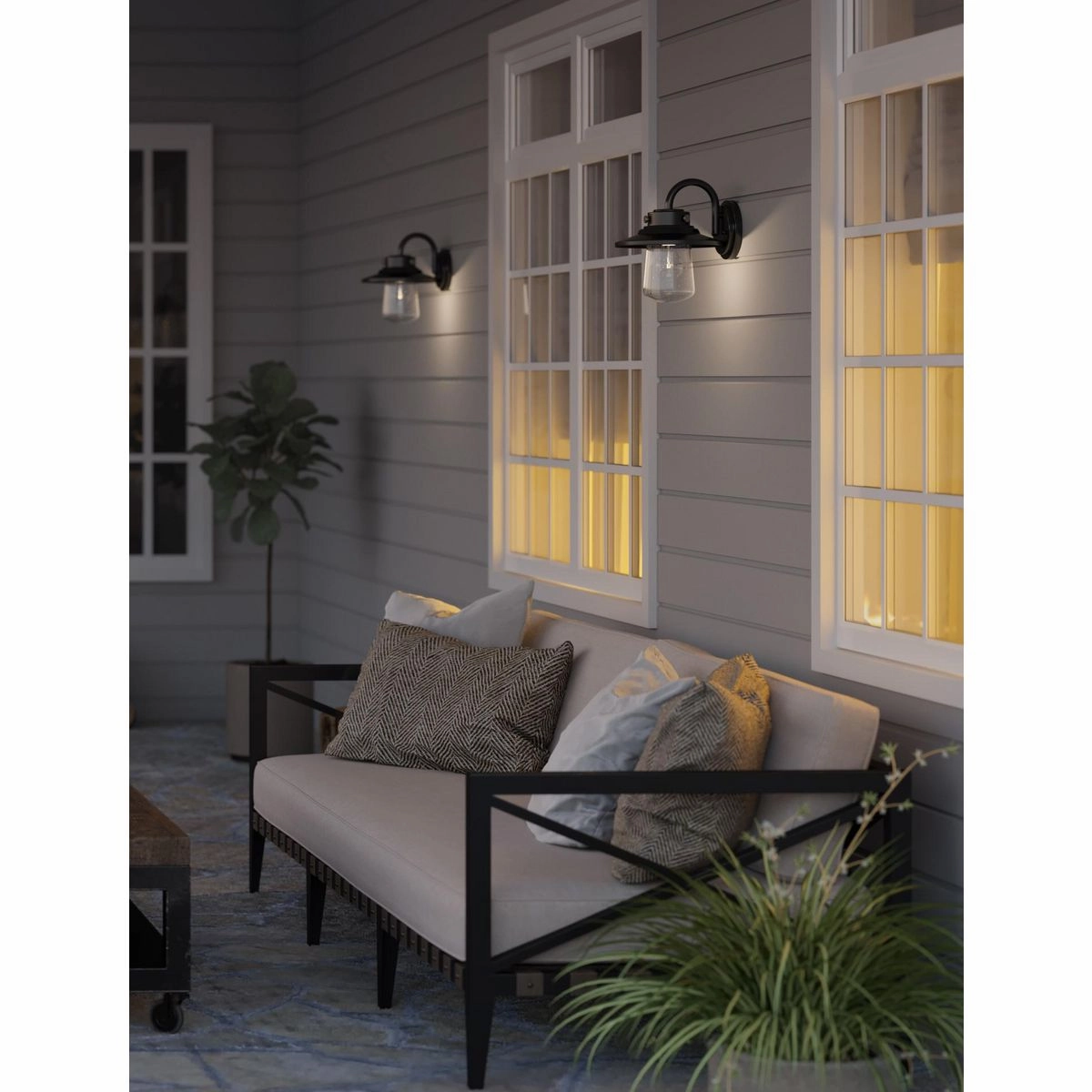 Tremont One Light Wall Lantern Matte Black