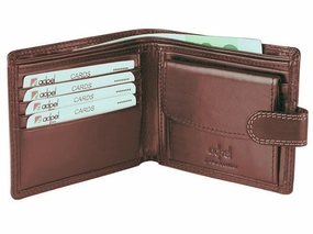 Daily Deal Frenzy Shop Save Today Adpel Dakota Leather Wallet With Tab | Brown