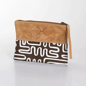 Thandana Laminated Fabric With Leather Pouch | New Designs Clearance Sale Now