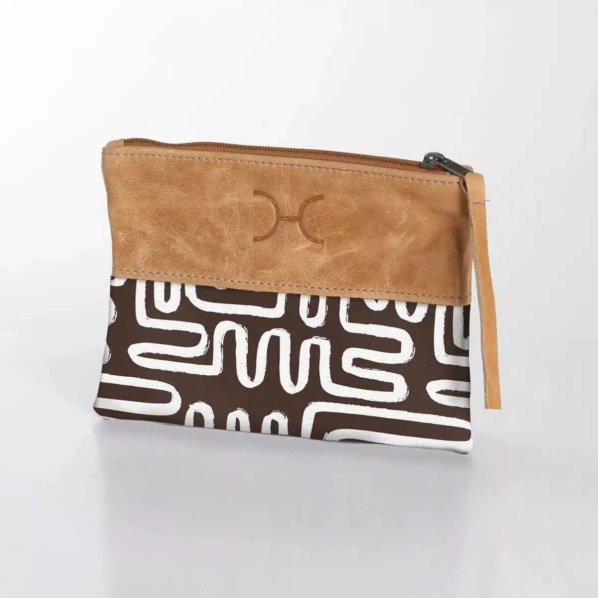 Thandana Laminated Fabric With Leather Pouch | New Designs Clearance Sale Now