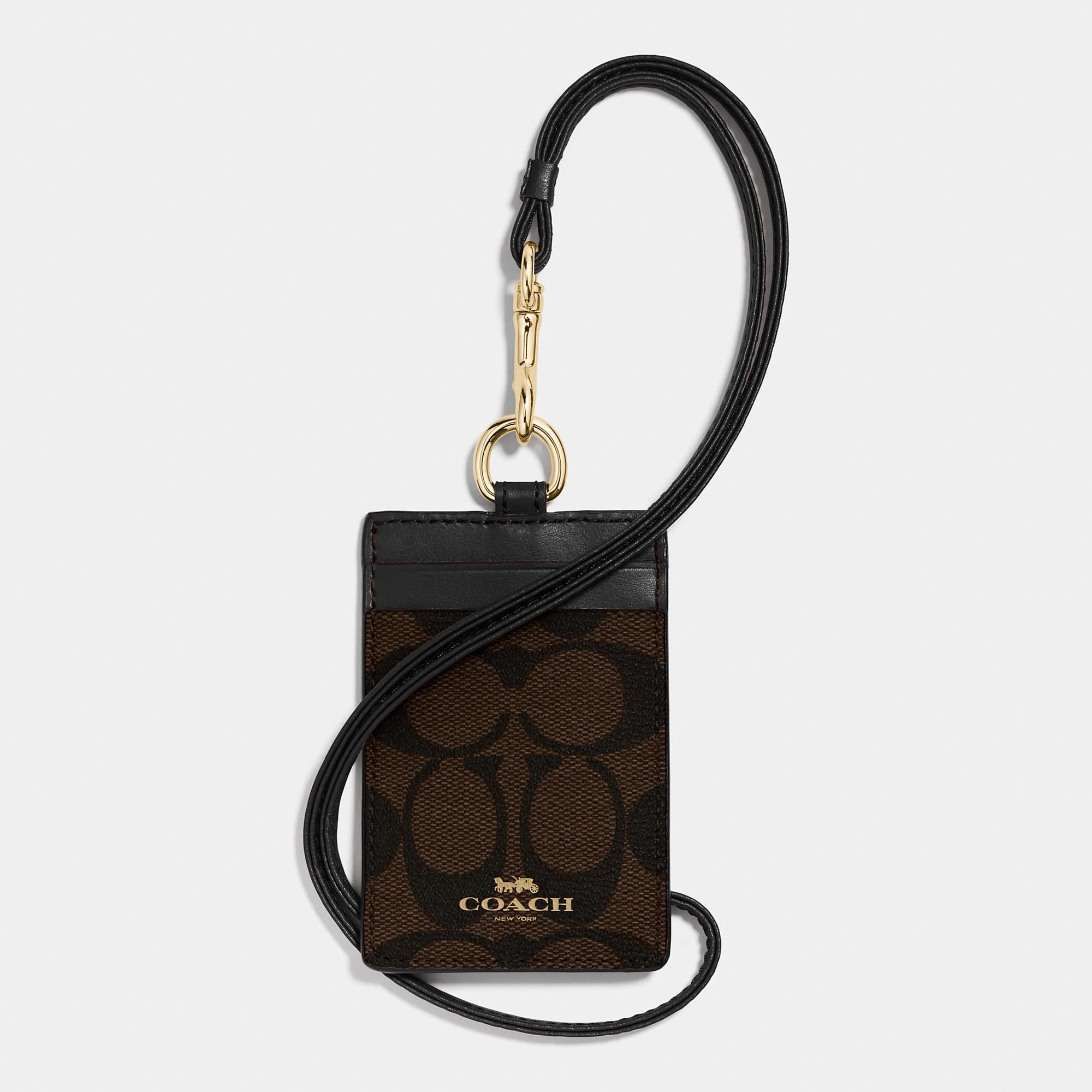 Trending Hot Deal Coach Outlet Id Lanyard In Signature Canvas