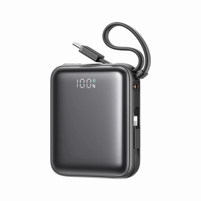 Joyroom Jr-Pbf27 22.5W Mini Power Bank With Dual Cables 10000Mah MustHave Gift Ideas