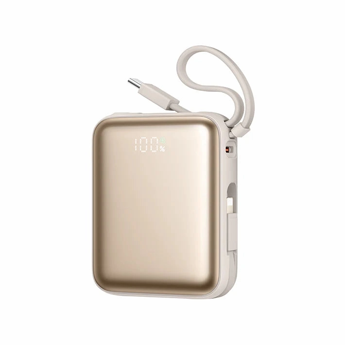 Special Steal Event Perfect Gift Sale Joyroom Jr-Pbf27 22.5W Mini Power Bank With Dual Cables 10000Mah