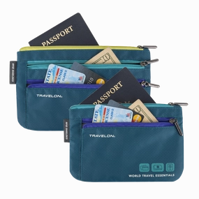Set Of 2 Currency & Passport Organizers MustHave Clearance